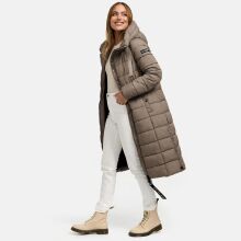 Navahoo Mondmaedchen Damen Winter Steppmantel Stone Brown Größe M - Gr. 38