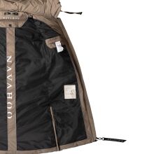 Navahoo Mondmaedchen Damen Winter Steppmantel Stone Brown Größe L - Gr. 40