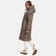 Navahoo Mondmaedchen Damen Winter Steppmantel Stone Brown Größe L - Gr. 40