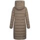 Navahoo Mondmaedchen Damen Winter Steppmantel Stone Brown Größe XXL - Gr. 44