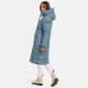 Navahoo Mondmaedchen Damen Winter Steppmantel Powder Blue Größe XXL - Gr. 44