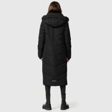 Marikoo Nadaree lange Damen Winter Steppjacke Schwarz Größe XXXXL - Gr. 48