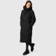 Marikoo Nadaree lange Damen Winter Steppjacke Schwarz Größe XXXXL - Gr. 48