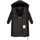 Marikoo Nadaree lange Damen Winter Steppjacke Schwarz Größe XXXXL - Gr. 48