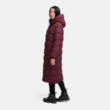 Marikoo Nadeshikoo Damen lange Winter Steppjacke Wine Größe XS - Gr. 34