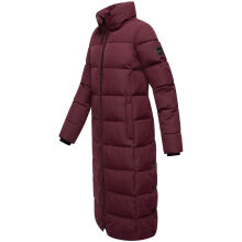 Marikoo Nadeshikoo Damen lange Winter Steppjacke Wine Größe XS - Gr. 34
