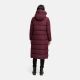 Marikoo Nadeshikoo Damen lange Winter Steppjacke Wine Größe M - Gr. 38
