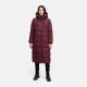 Marikoo Nadeshikoo Damen lange Winter Steppjacke Wine Größe L - Gr. 40