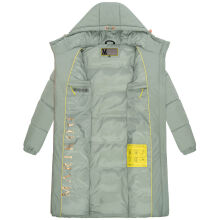 Marikoo Nomadiaa lange Damen Winterjacke Smokey Mint Größe M - Gr. 38