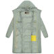 Marikoo Nomadiaa lange Damen Winterjacke Smokey Mint Größe L - Gr. 40