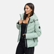 Marikoo Samuiaa Damen Herbst Winter Steppjacke Smokey Mint Größe L - Gr. 40