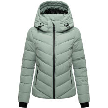 Marikoo Samuiaa Damen Herbst Winter Steppjacke Smokey Mint Größe XXL - Gr. 44