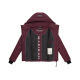 Marikoo Samuiaa Damen Herbst Winter Steppjacke Wine Größe XL - Gr. 42