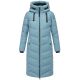 Navahoo Schmatzibaer lange Damen Winter Steppjacke Powder Blue Größe M - Gr. 38