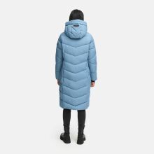 Navahoo Schmatzibaer lange Damen Winter Steppjacke Powder Blue Größe XL - Gr. 42