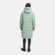 Navahoo Schmatzibaer lange Damen Winter Steppjacke Smokey Mint Größe M - Gr. 38