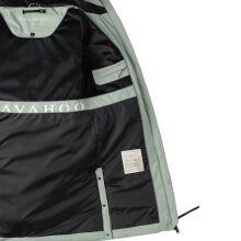 Navahoo Schmatzibaer lange Damen Winter Steppjacke Smokey Mint Größe M - Gr. 38