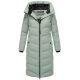 Navahoo Schmatzibaer lange Damen Winter Steppjacke Smokey Mint Größe L - Gr. 40