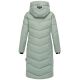 Navahoo Schmatzibaer lange Damen Winter Steppjacke Smokey Mint Größe XL - Gr. 42