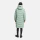 Navahoo Schmatzibaer lange Damen Winter Steppjacke Smokey Mint Größe XXL - Gr. 44