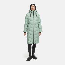 Navahoo Schmatzibaer lange Damen Winter Steppjacke Smokey Mint Größe XXXL - Gr. 46