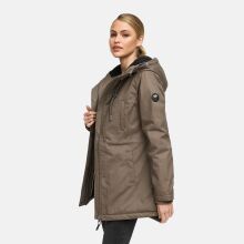 Navahoo Winterfunke Damen Winterjacke Stone Brown Größe M - Gr. 38