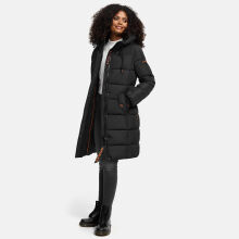 Marikoo Yuikoo lange Damen Winterjacke Schwarz-Größe XXXL - Gr. 46