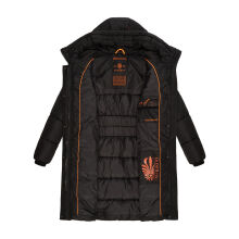 Marikoo Yuikoo lange Damen Winterjacke Schwarz-Größe XXXL - Gr. 46