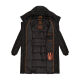 Marikoo Yuikoo lange Damen Winterjacke Schwarz-Größe XXXL - Gr. 46