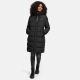 Marikoo Yuikoo lange Damen Winterjacke Schwarz-Größe XXXL - Gr. 46