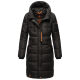 Marikoo Yuikoo lange Damen Winterjacke Schwarz-Größe XXXL - Gr. 46