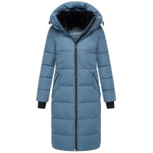 Marikoo Zuraraa lange Damen Winter Steppjacke Dusty Blue Größe XXL - Gr. 44