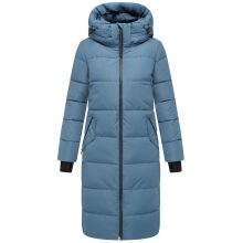 Marikoo Zuraraa lange Damen Winter Steppjacke Dusty Blue Größe XXL - Gr. 44