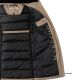 Marikoo Zuraraa lange Damen Winter Steppjacke Taupe Grey Größe XL - Gr. 42