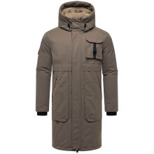 Stone Harbour Herren Winter Jacke Outdoor Parka Mantel Warm gefüttert lang Stone Brown Größe S - Gr. S