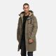 Stone Harbour Herren Winter Jacke Outdoor Parka Mantel Warm gefüttert lang Stone Brown Größe S - Gr. S