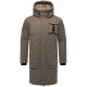 Stone Harbour Herren Winter Jacke Outdoor Parka Mantel Warm gefüttert lang Stone Brown Größe S - Gr. S