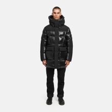 Stone Harbour Nelioon Herren Winter Steppjacke Glanz Optik Schwarz Größe S - Gr.S
