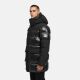 Stone Harbour Nelioon Herren Winter Steppjacke Glanz Optik Schwarz Größe S - Gr.S