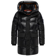 Stone Harbour Nelioon Herren Winter Steppjacke Glanz Optik Schwarz Größe L - Gr.L