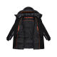Stone Harbour Nelioon Herren Winter Steppjacke Glanz Optik Schwarz Größe L - Gr.L