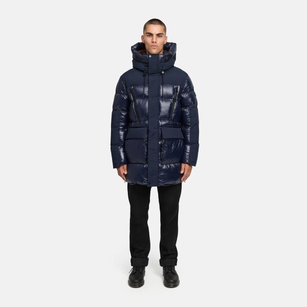 Stone Harbour Nelioon Herren Winter Steppjacke Glanz Optik Navy Größe S - Gr.S