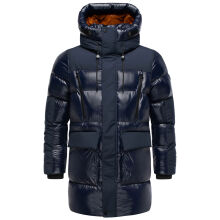Stone Harbour Nelioon Herren Winter Steppjacke Glanz Optik Navy Größe M - Gr.M