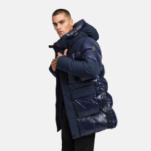 Stone Harbour Nelioon Herren Winter Steppjacke Glanz Optik Navy Größe XXL - Gr.2XL
