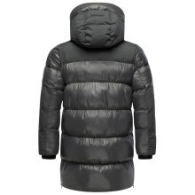 Stone Harbour Nelioon Herren Winter Steppjacke Glanz Optik Anthrazit Größe M - Gr.M