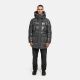 Stone Harbour Nelioon Herren Winter Steppjacke Glanz Optik Anthrazit Größe M - Gr.M