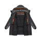 Stone Harbour Nelioon Herren Winter Steppjacke Glanz Optik Anthrazit Größe M - Gr.M