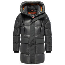 Stone Harbour Nelioon Herren Winter Steppjacke Glanz Optik Anthrazit Größe L - Gr.L