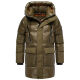 Stone Harbour Nelioon Herren Winter Steppjacke Glanz Optik Khaki Größe M - Gr.M
