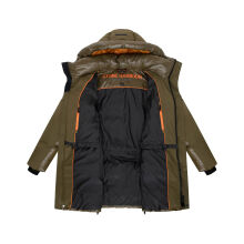 Stone Harbour Nelioon Herren Winter Steppjacke Glanz Optik Khaki Größe L - Gr.L